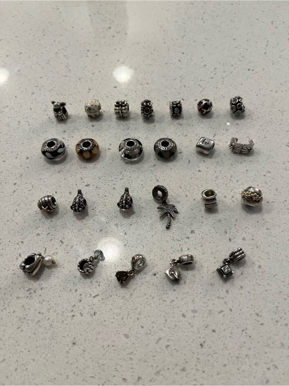 Pandora Silver Charm Bead Collection